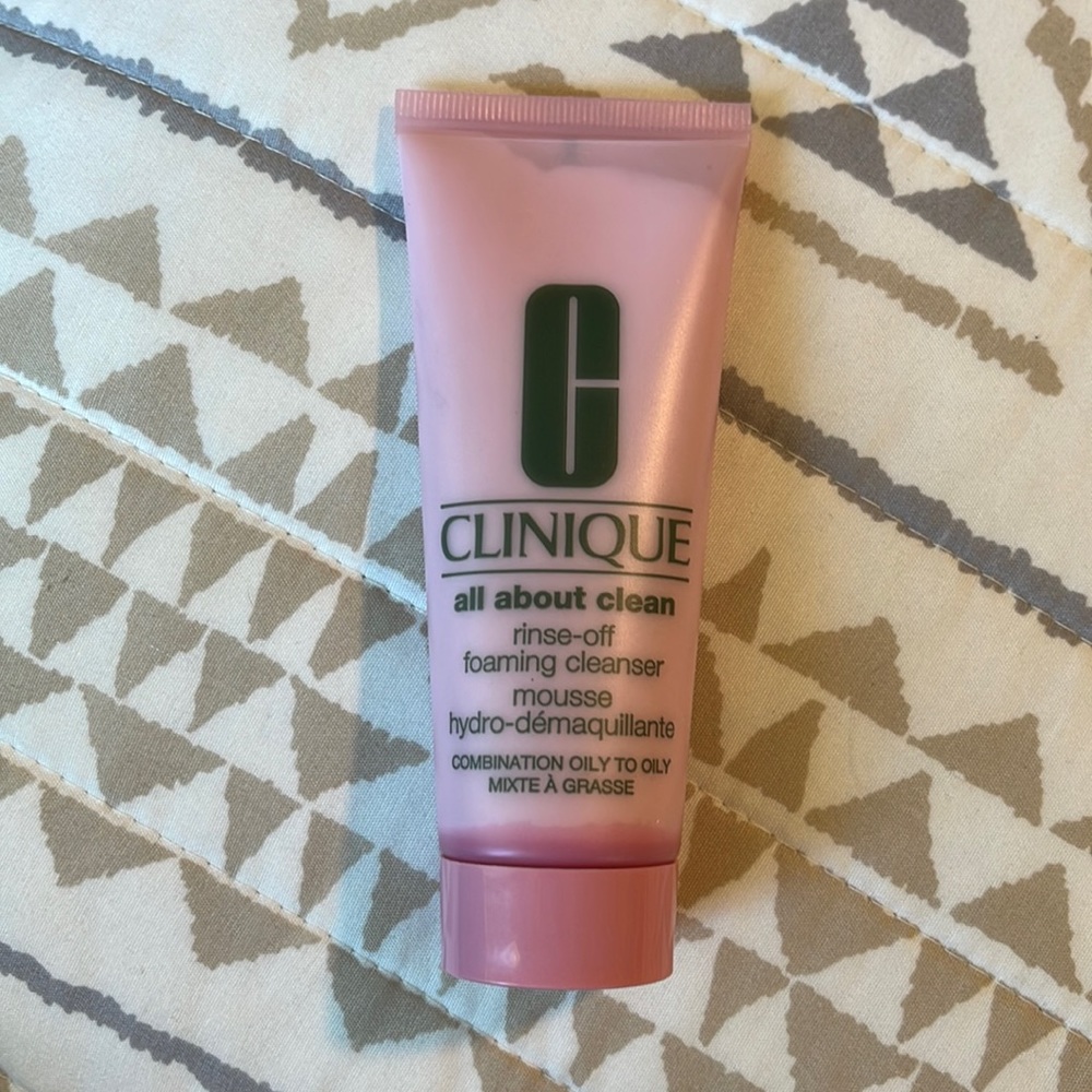 Travel size all about clean cleanser